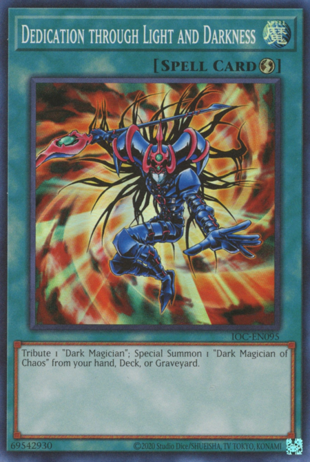 Dedication through Light and Darkness Card Front