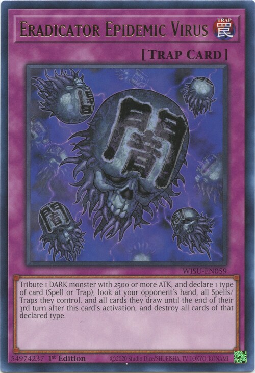 Eradicator Epidemic Virus Card Front