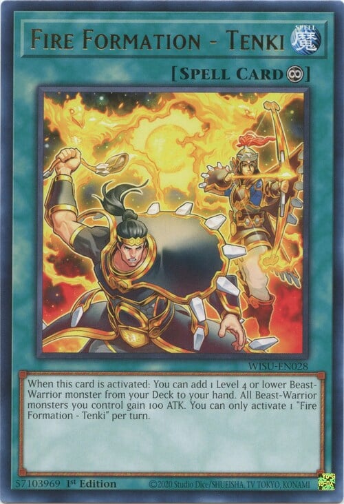 Fire Formation - Tenki Card Front