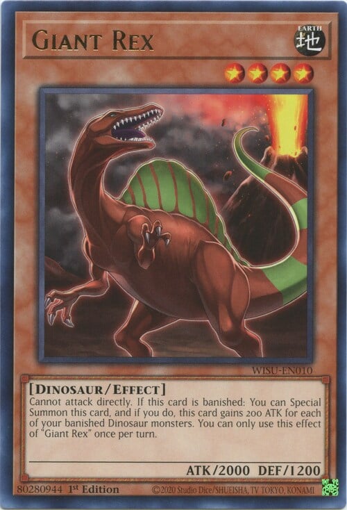 Giant Rex Card Front