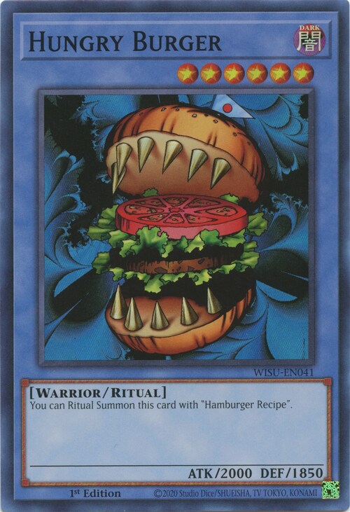 Hungry Burger Card Front