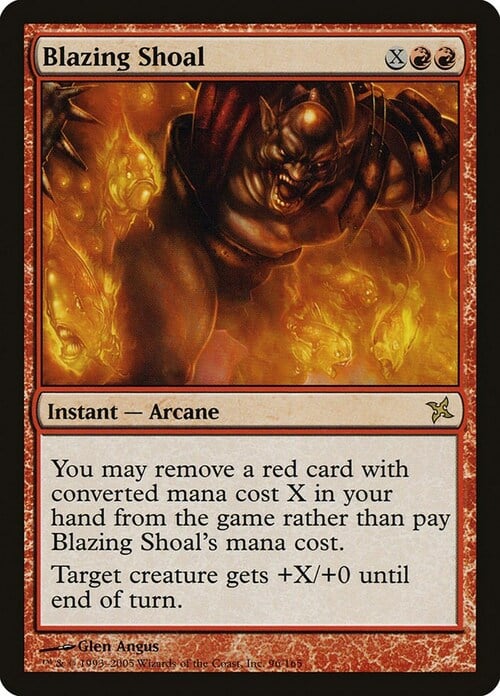 Blazing Shoal Card Front
