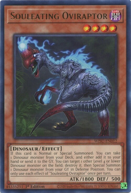 Souleating Oviraptor Card Front