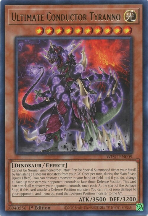 Ultimate Conductor Tyranno Card Front
