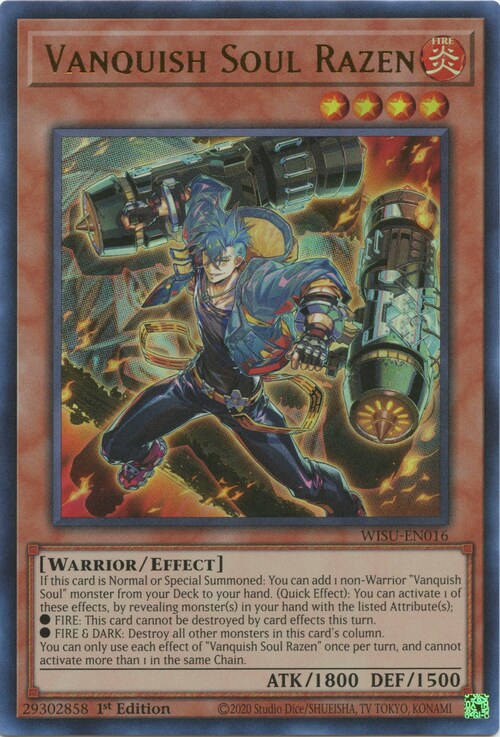Vanquish Soul Razen Card Front