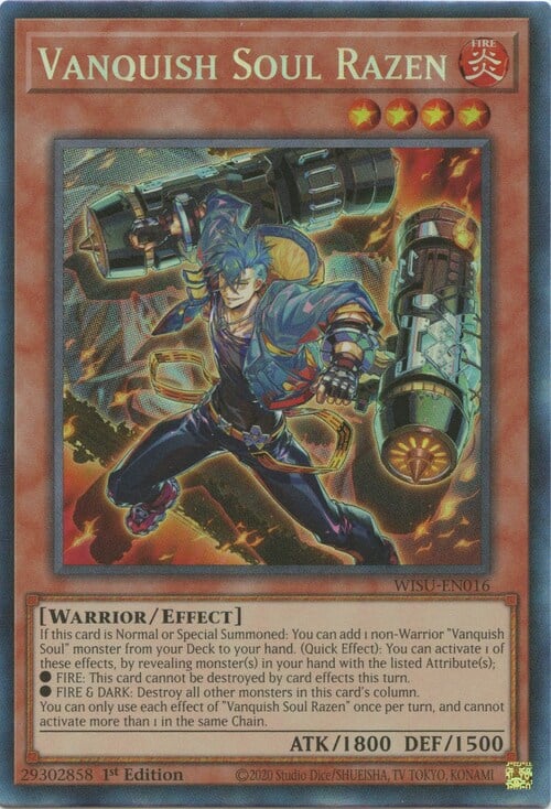 Vanquish Soul Razen Card Front