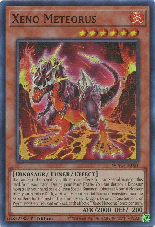 Xeno Meteorsauro Card Front