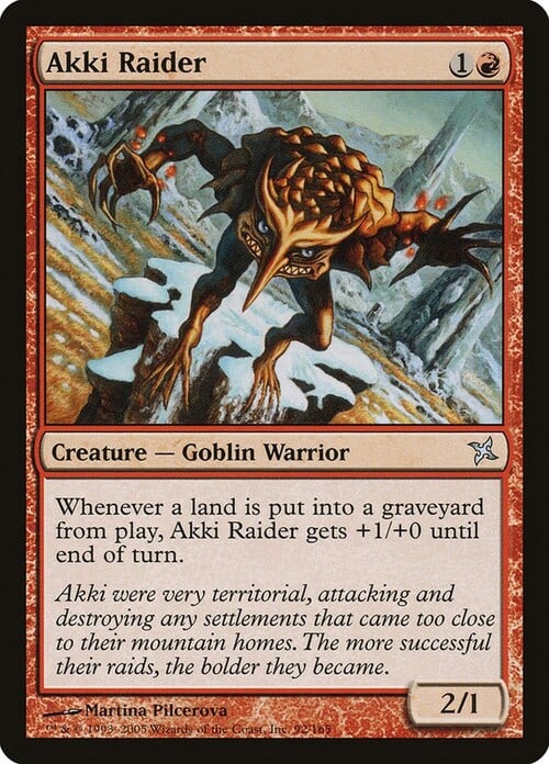 Akki Raider Card Front