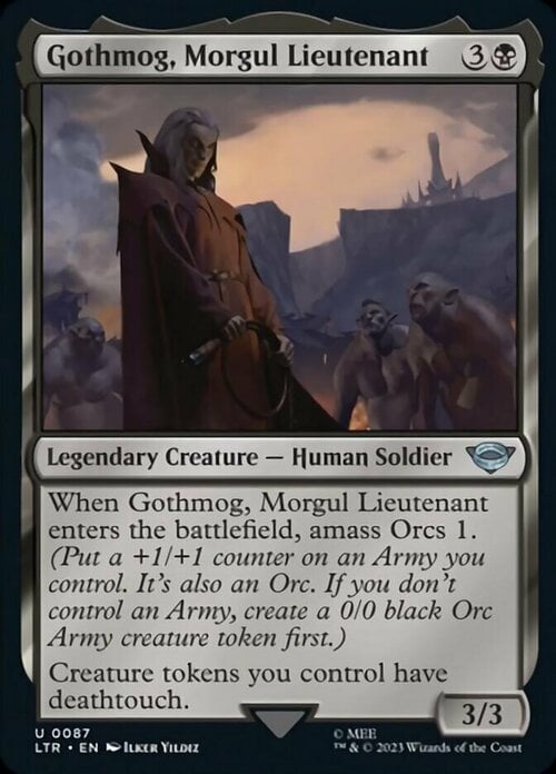 Gothmog, Morgul Lieutenant Card Front