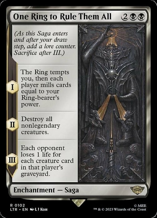 One Ring to Rule Them All Card Front
