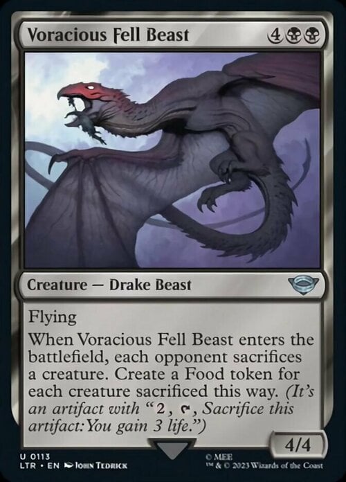 Voracious Fell Beast Card Front