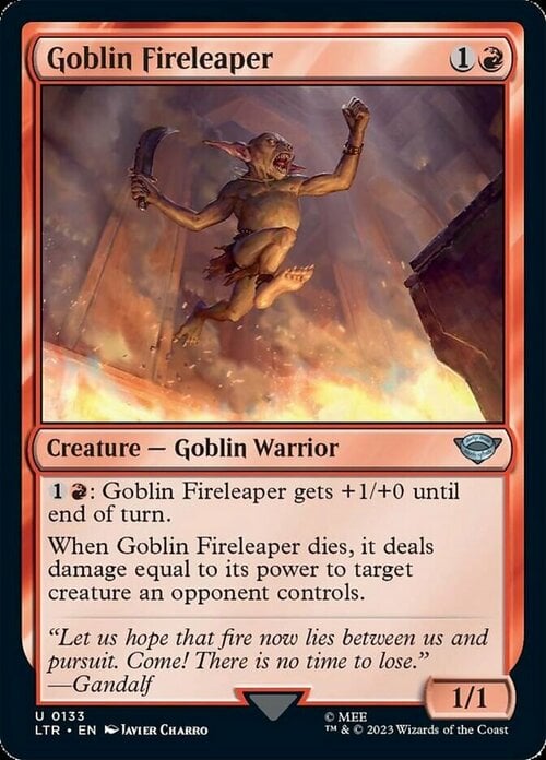 Goblin Fireleaper Card Front