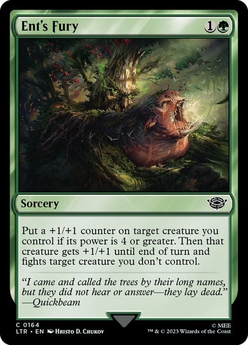 Ent's Fury Card Front