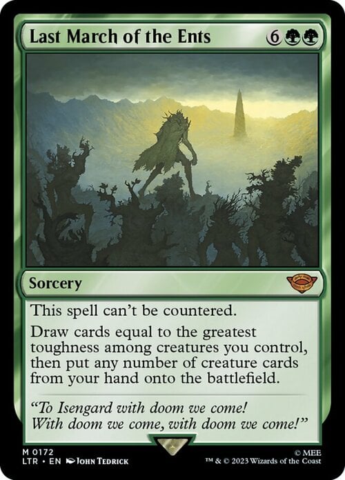 Last March of the Ents Card Front
