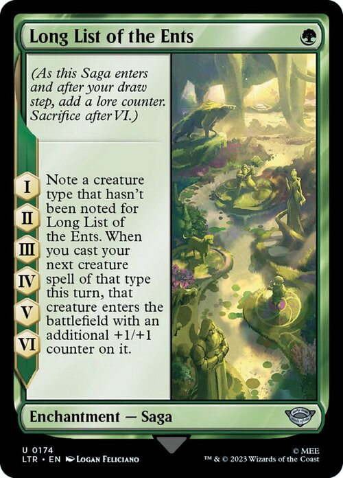 Long List of the Ents Card Front