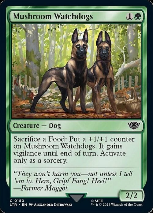 Mushroom Watchdogs Card Front