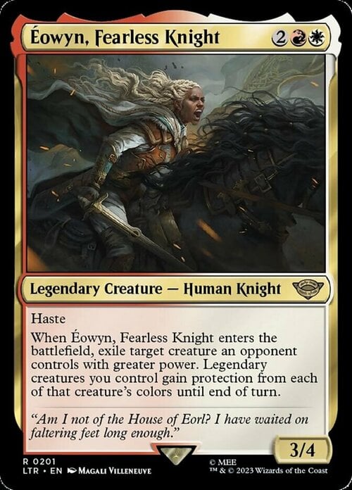 Éowyn, Fearless Knight Card Front