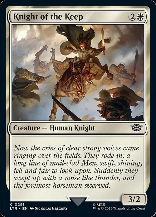 Knight of the Keep Card Front
