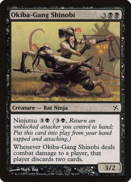 Okiba-Gang Shinobi Card Front