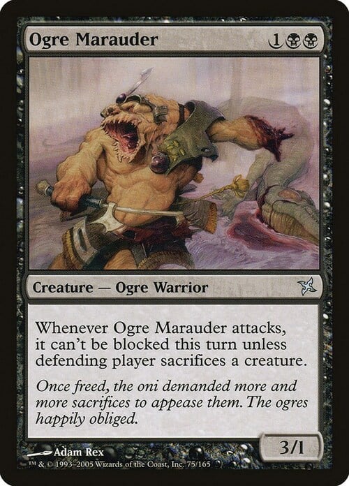 Razziatore Ogre Card Front