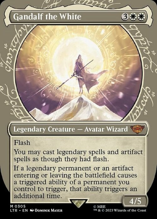 Gandalf the White Card Front