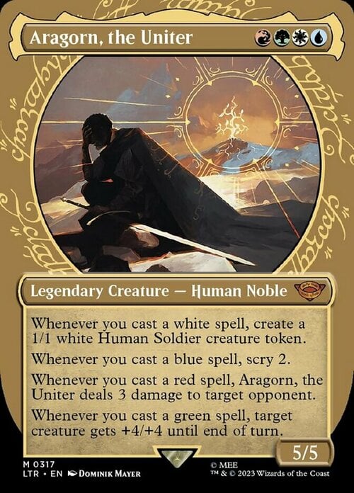 Aragorn, l'Unificatore Card Front