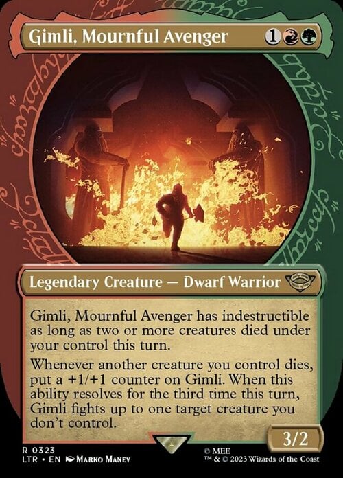 Gimli, Mournful Avenger Card Front