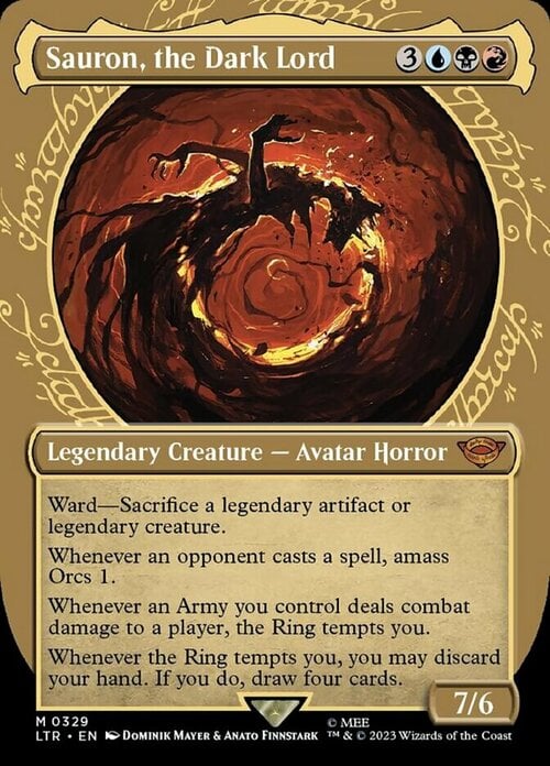 Sauron, the Dark Lord Card Front