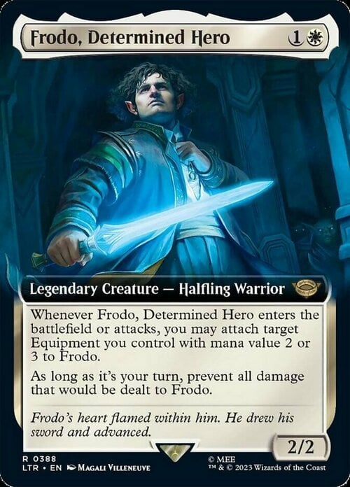 Frodo, Determined Hero Card Front