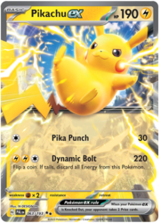 Pikachu EX [Iron Tail | Overspark]