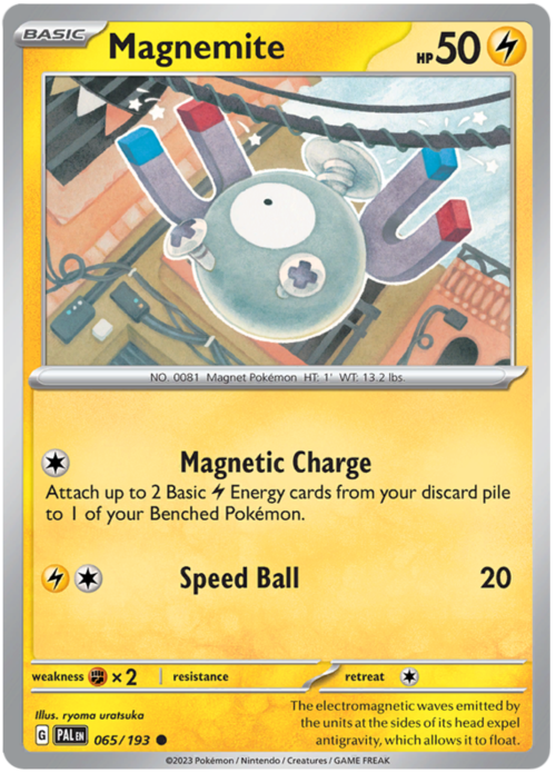 Magnemite Card Front