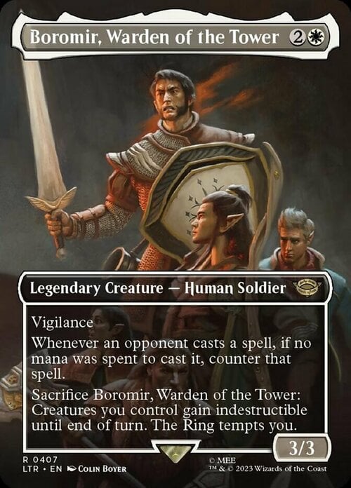 Boromir, Warden of the Tower Card Front