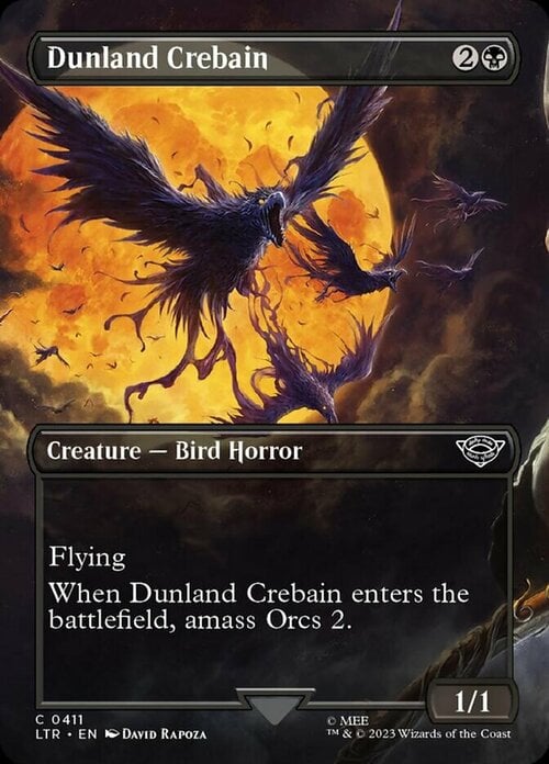 Dunland Crebain Card Front
