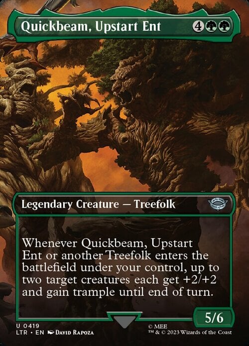 Quickbeam, Upstart Ent Card Front