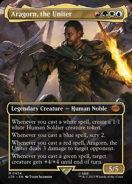 Aragorn, l'Unificatore Card Front