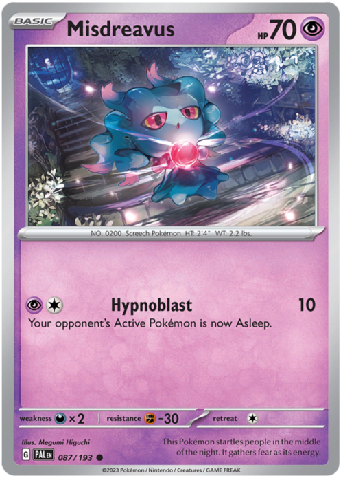 Misdreavus Card Front