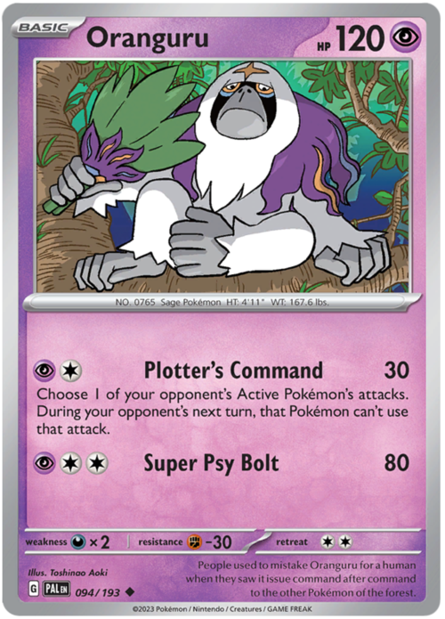 Oranguru Card Front