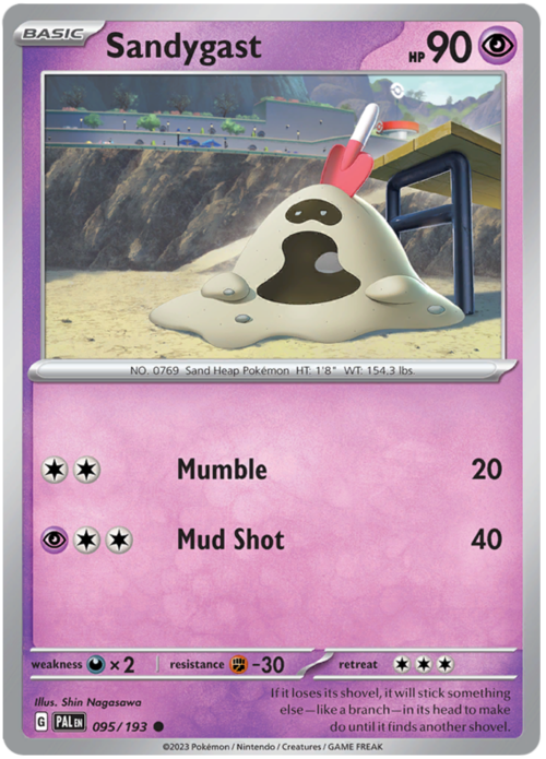 Sandygast Card Front