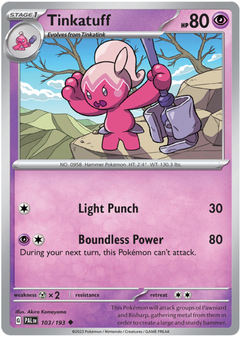 Tinkatuff Card Front