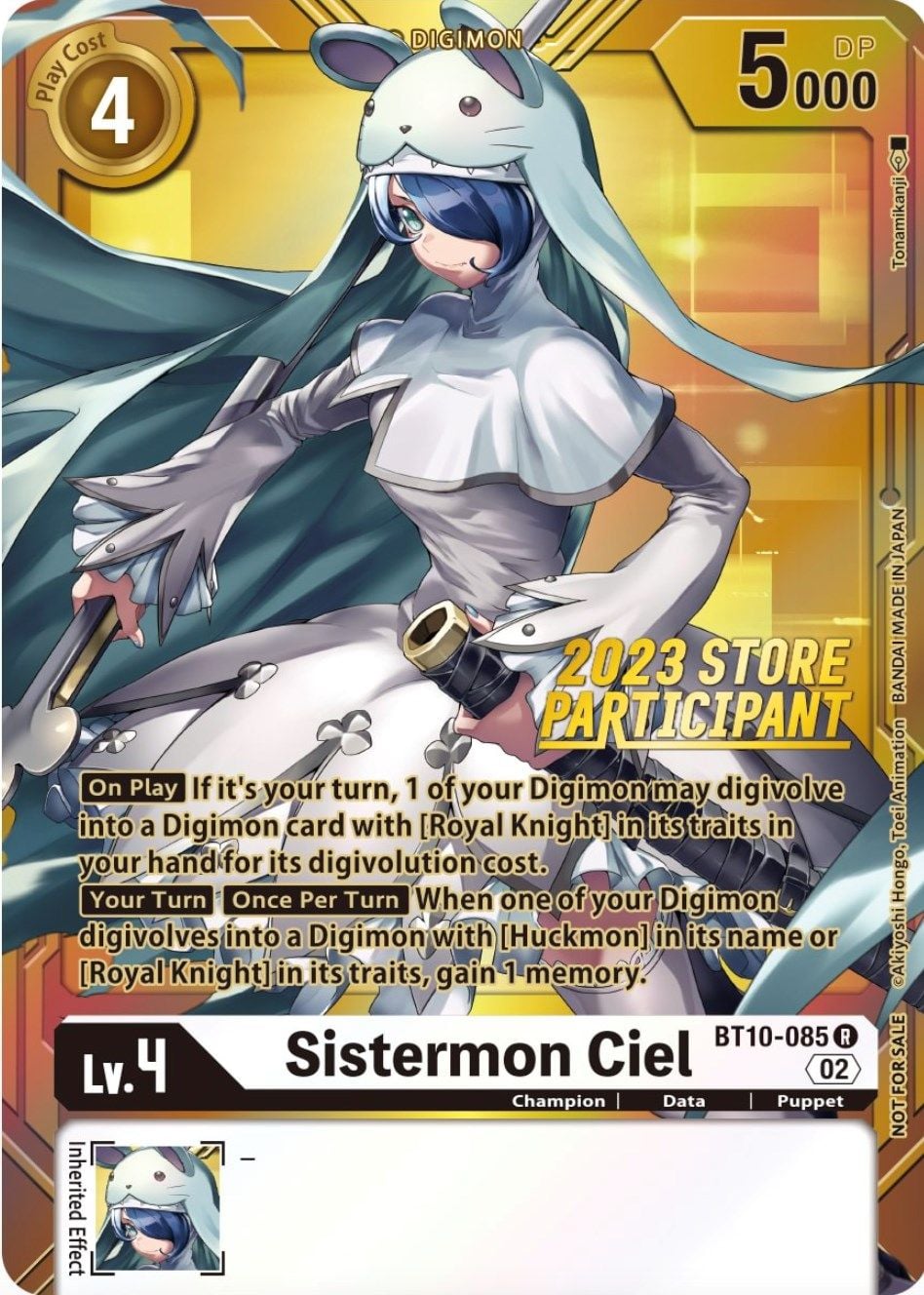 Sistermon Ciel Championship 2023 | Digimon | CardTrader