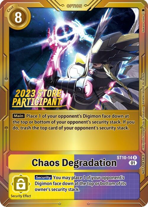 Chaos Degradation Card Front