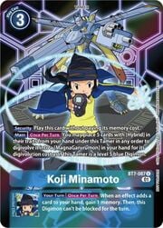 Koji Minamoto · D-Scanner Alternate Art BT7-087