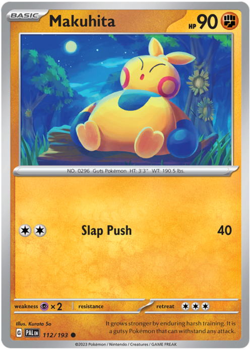 Makuhita [Slap Push] Card Front