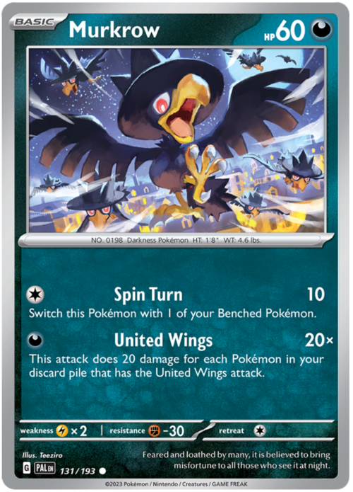 Murkrow Card Front
