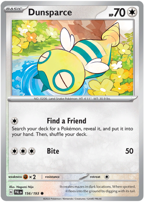 Dunsparce Card Front