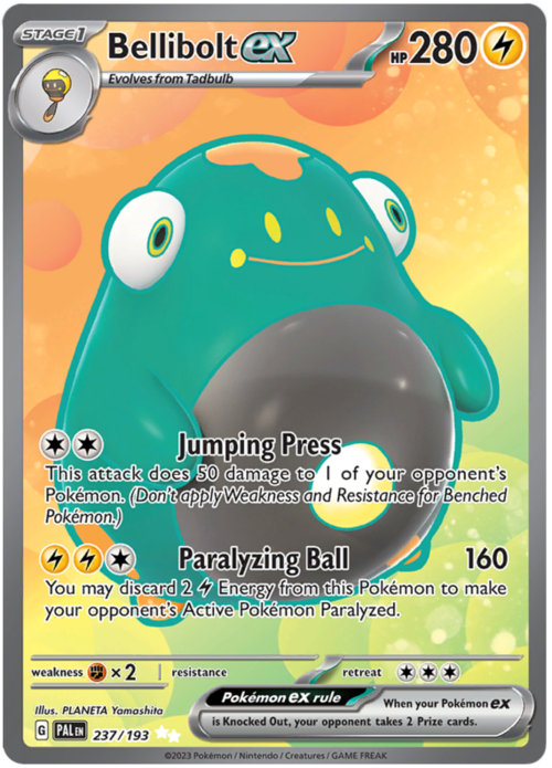 Bellibolt ex Card Front