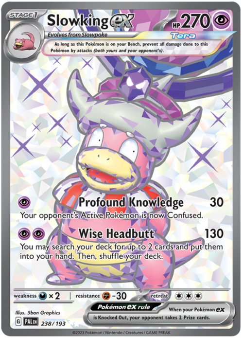 Slowking ex Card Front