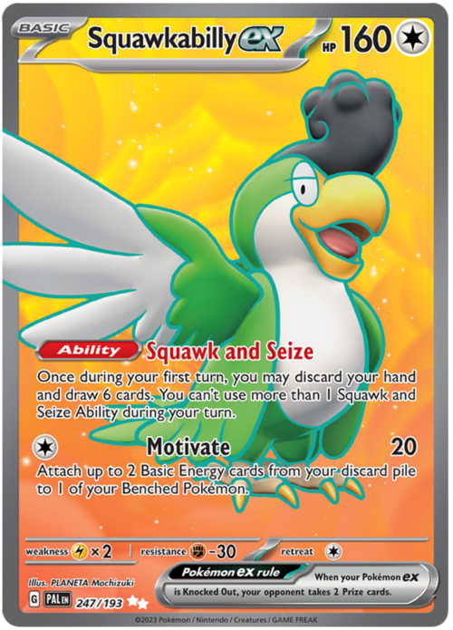 Squawkabilly ex Card Front