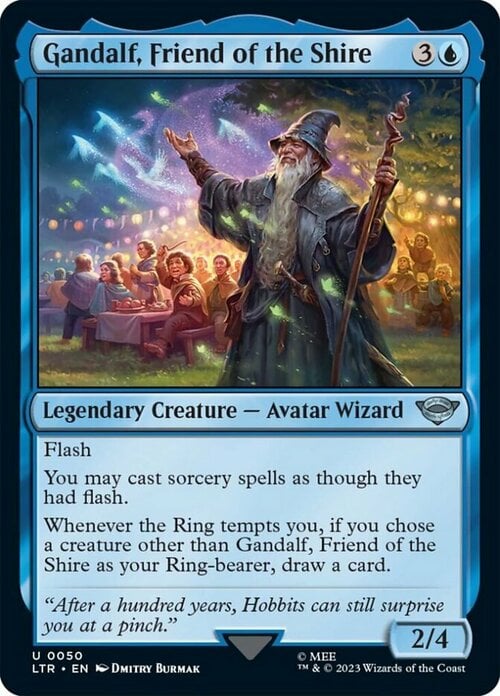Gandalf, Friend of the Shire Card Front