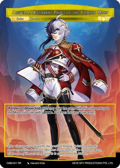 Aristella, Ascendant Prince of the Crimson Moon Card Front